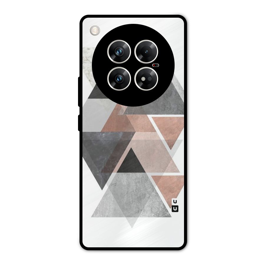 Abstract Diamond Pink Design Metal Back Case for Infinix Zero 40 5G
