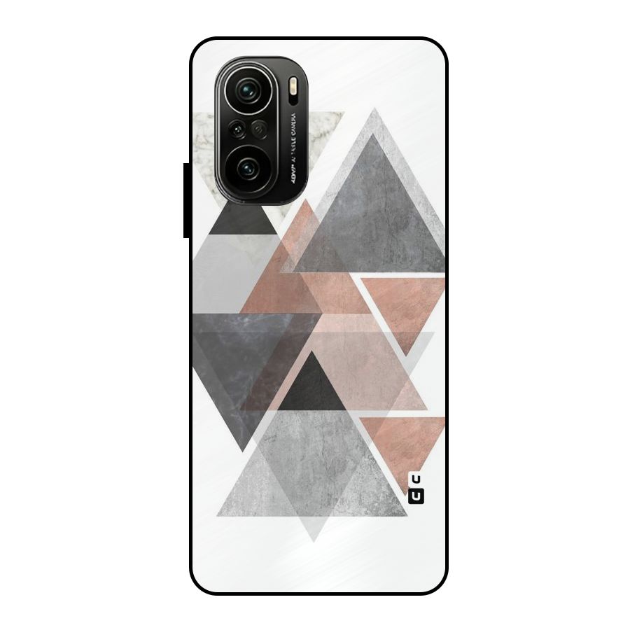 Abstract Diamond Pink Design Metal Back Case for Mi 11x