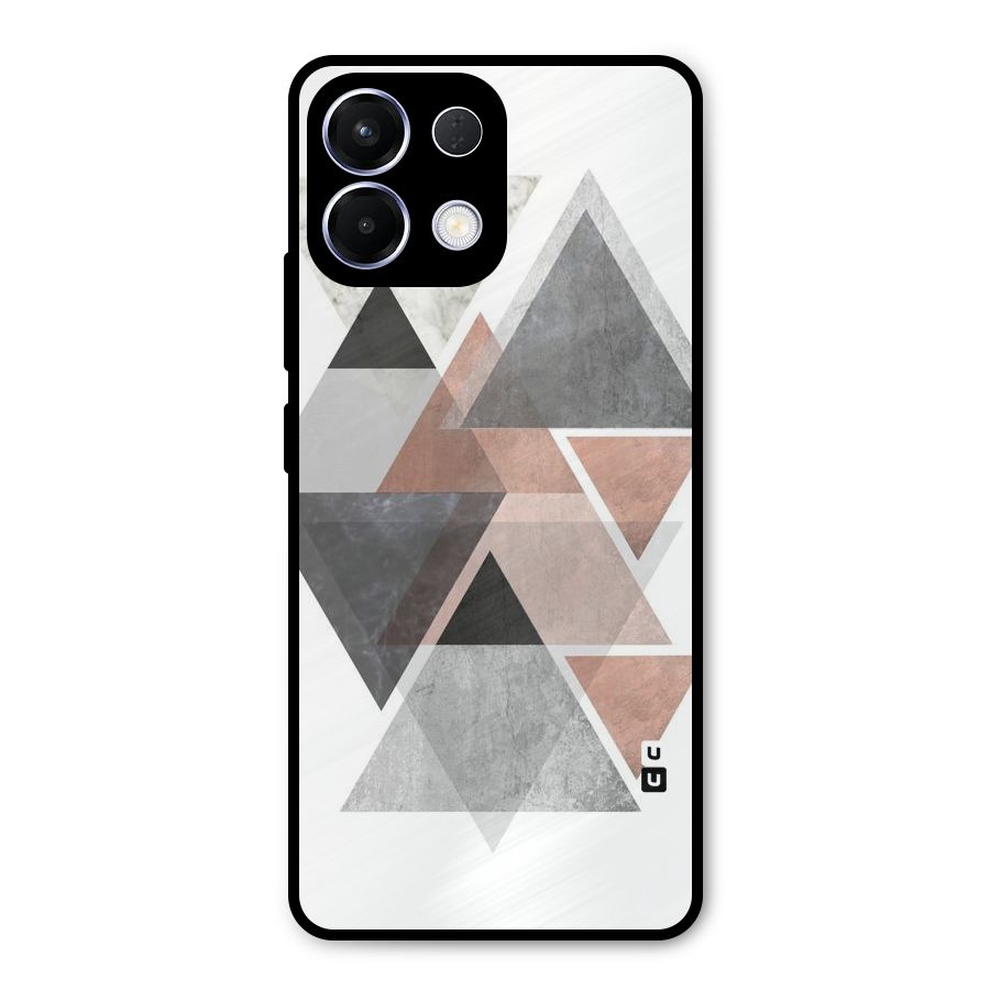 Abstract Diamond Pink Design Metal Back Case for Oppo K13