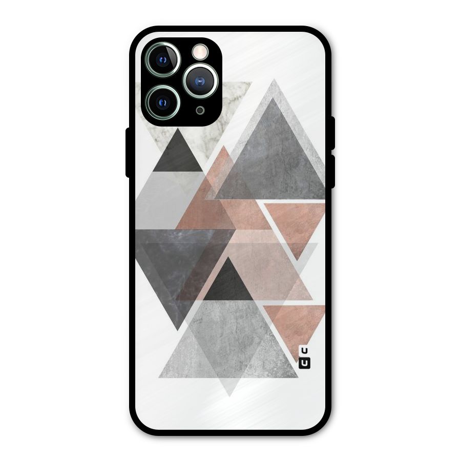 Abstract Diamond Pink Design Metal Back Case for iPhone 11 Pro Max