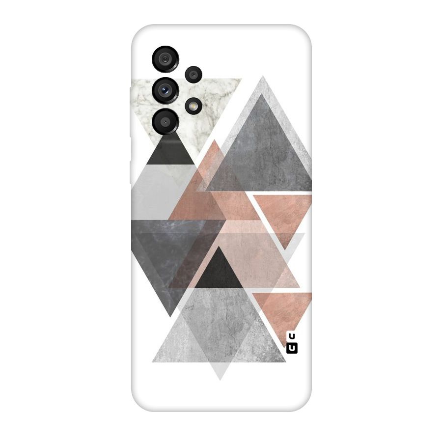 Abstract Diamond Pink Design Original Polycarbonate Back Case for Galaxy A73 5G