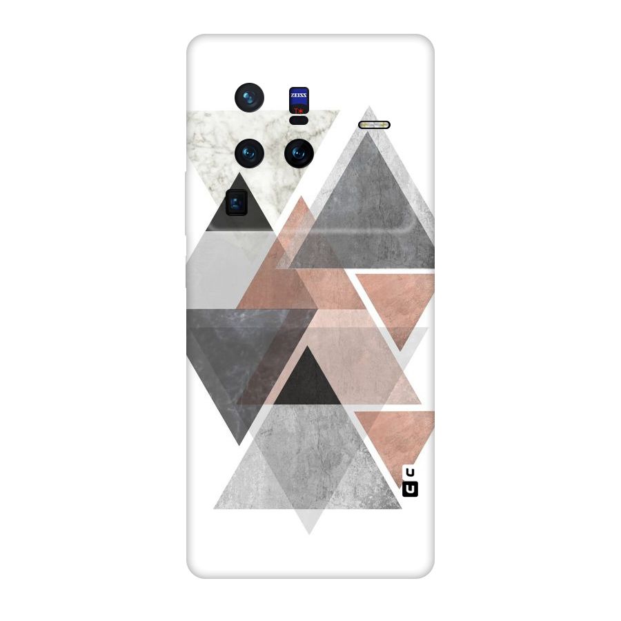 Abstract Diamond Pink Design Original Polycarbonate Back Case for Vivo X80