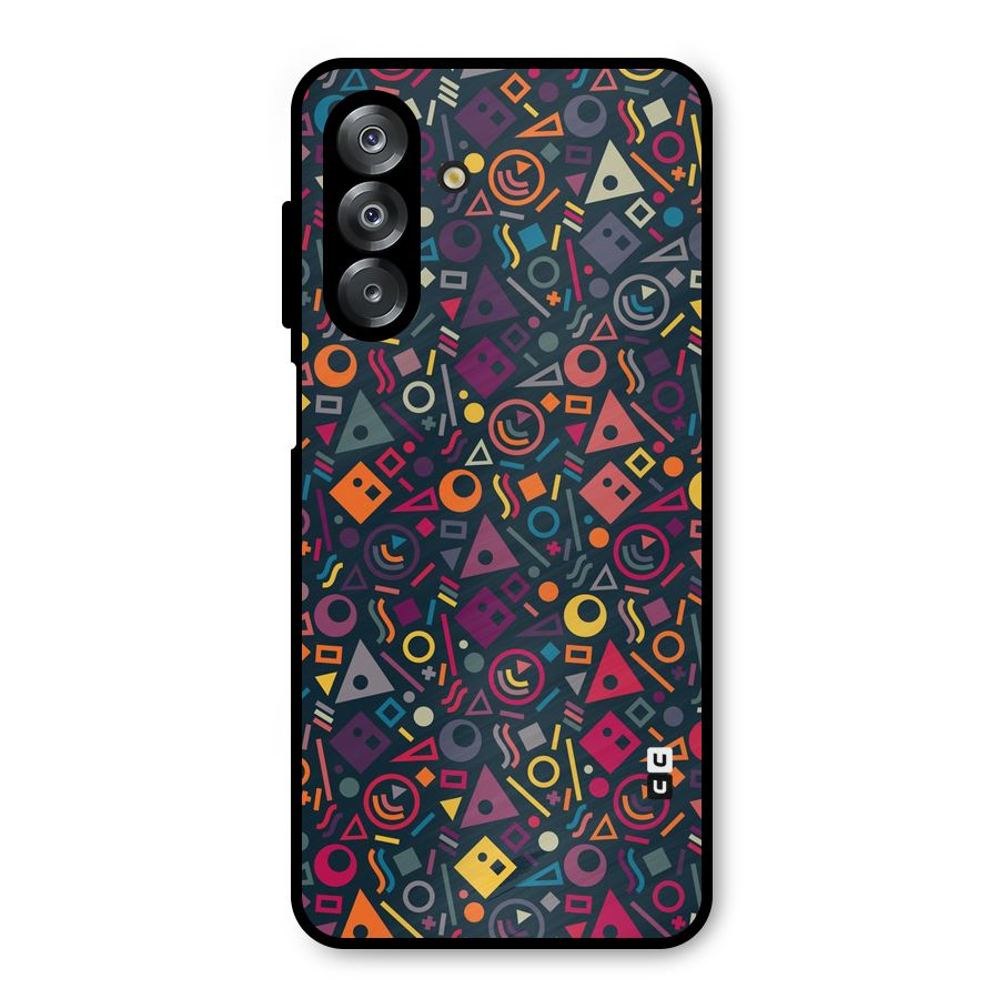 Abstract Figures Metal Back Case for Galaxy A26