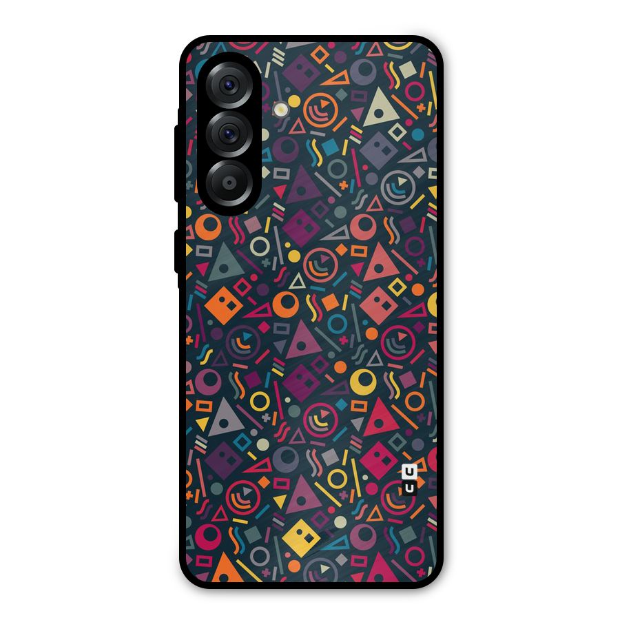 Abstract Figures Metal Back Case for Galaxy A56