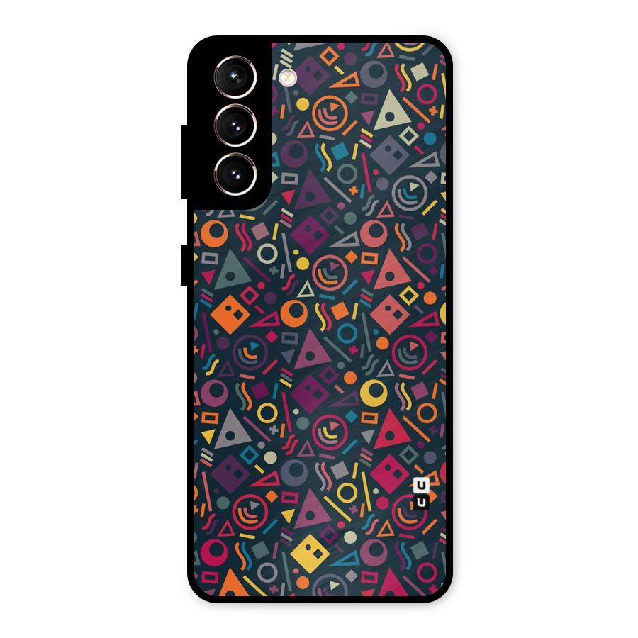 Abstract Figures Metal Back Case for Galaxy S21 5G