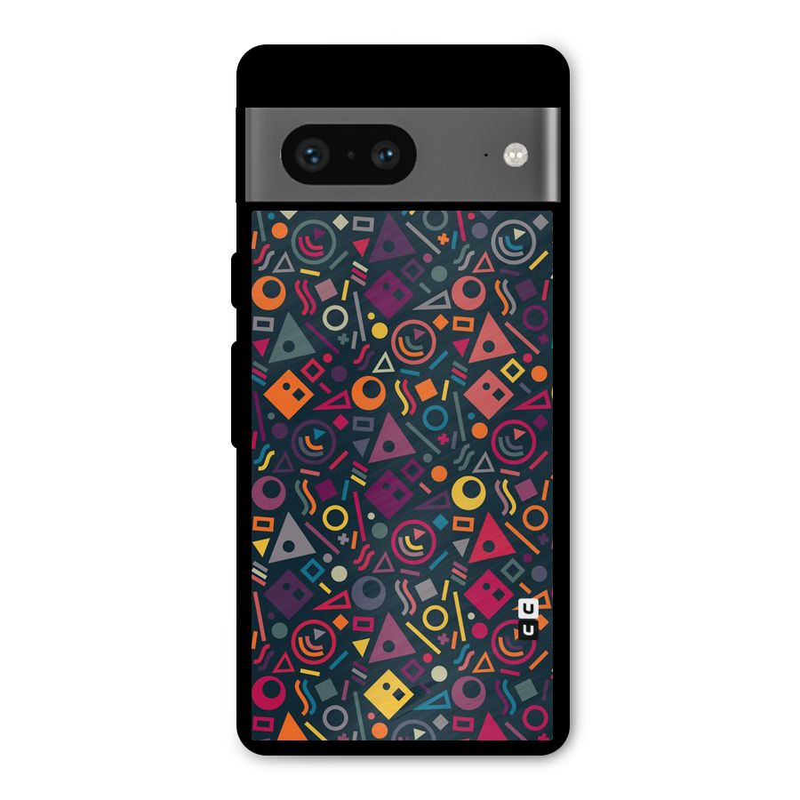 Abstract Figures Metal Back Case for Google Pixel 7