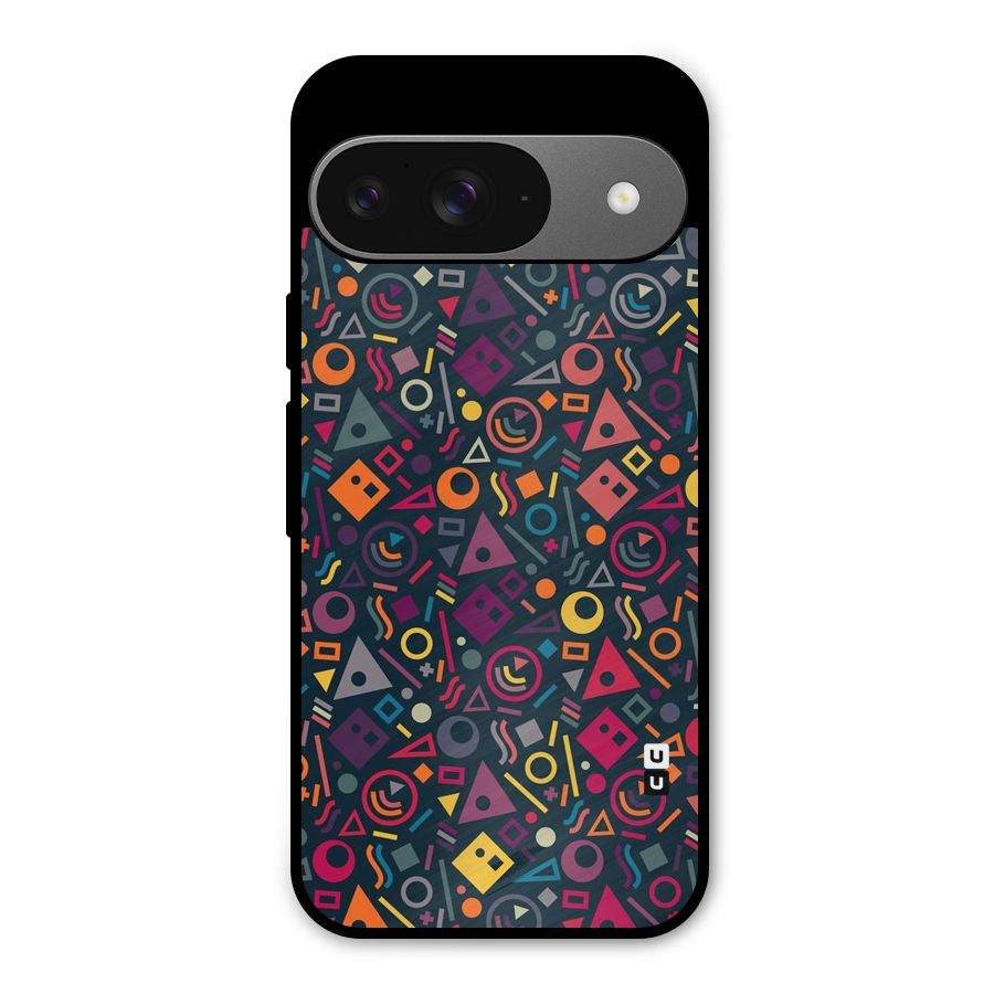 Abstract Figures Metal Back Case for Google Pixel 9