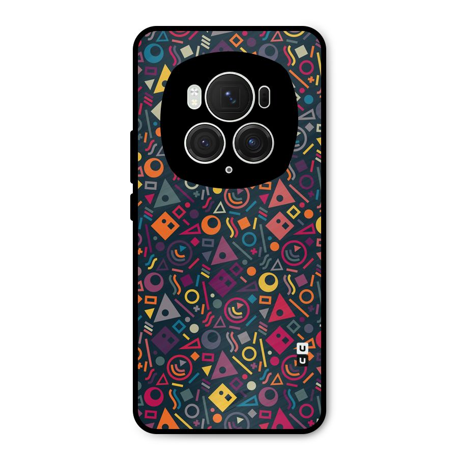 Abstract Figures Metal Back Case for Honor Magic6 Pro