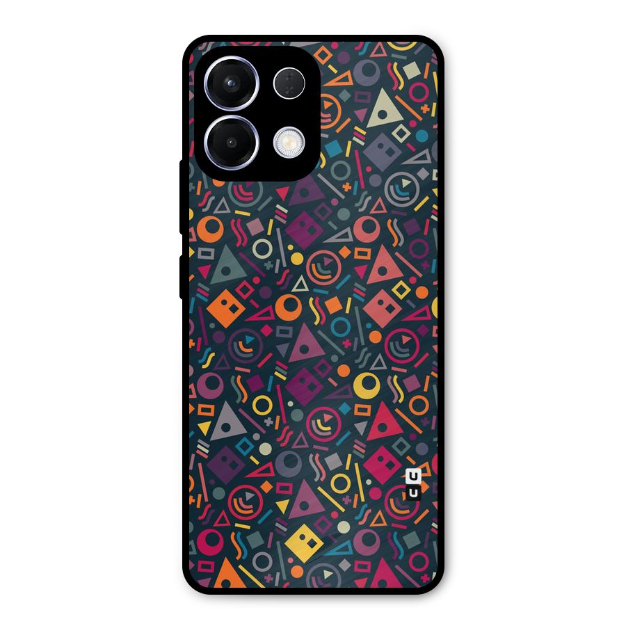 Abstract Figures Metal Back Case for Oppo K13