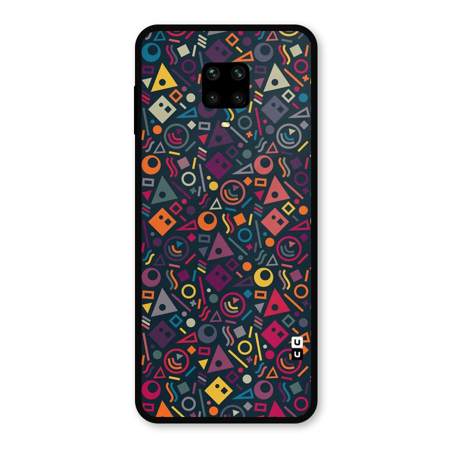 Abstract Figures Metal Back Case for Poco M2 Pro