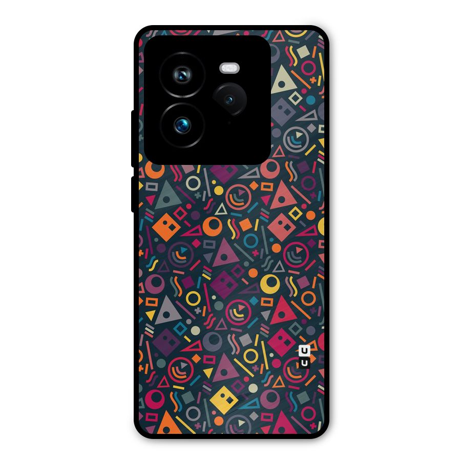 Abstract Figures Metal Back Case for Realme GT 7 Pro