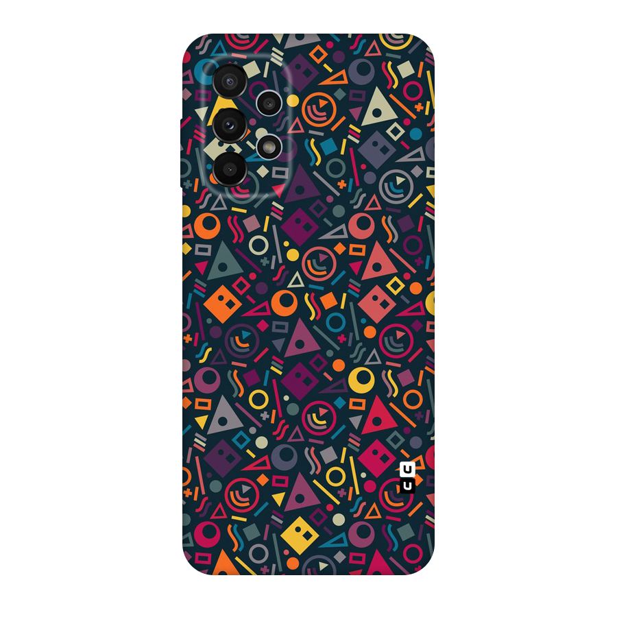 Abstract Figures Original Polycarbonate Back Case for Galaxy A23