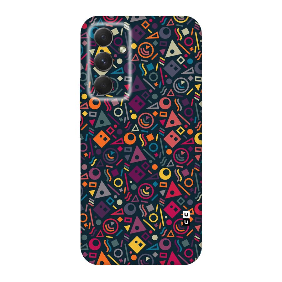 Abstract Figures Original Polycarbonate Back Case for Galaxy A54