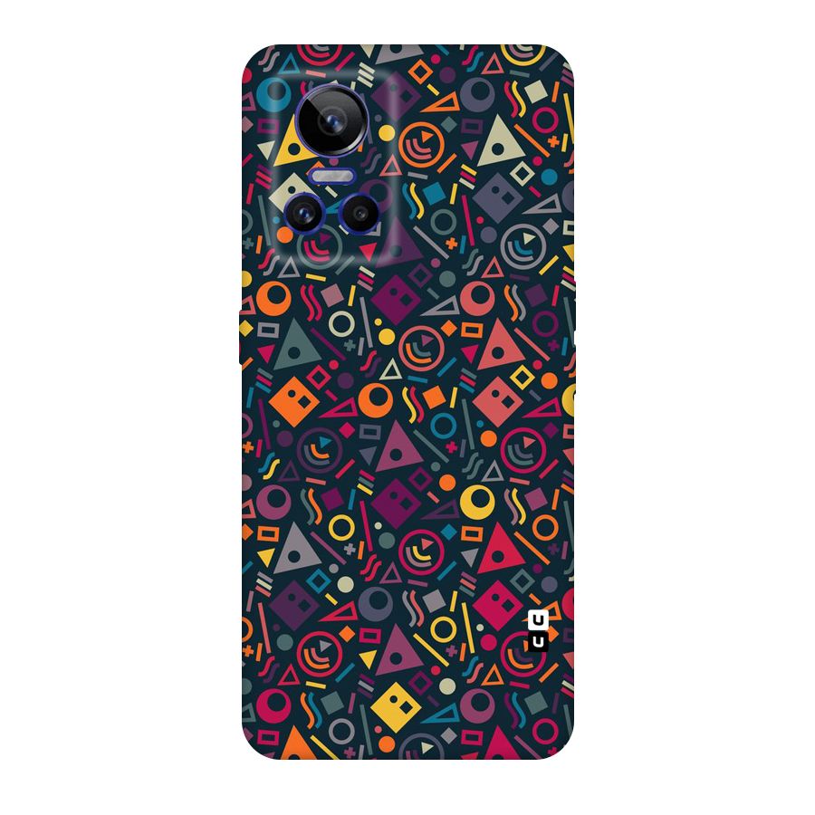 Abstract Figures Original Polycarbonate Back Case for Realme GT Neo 3