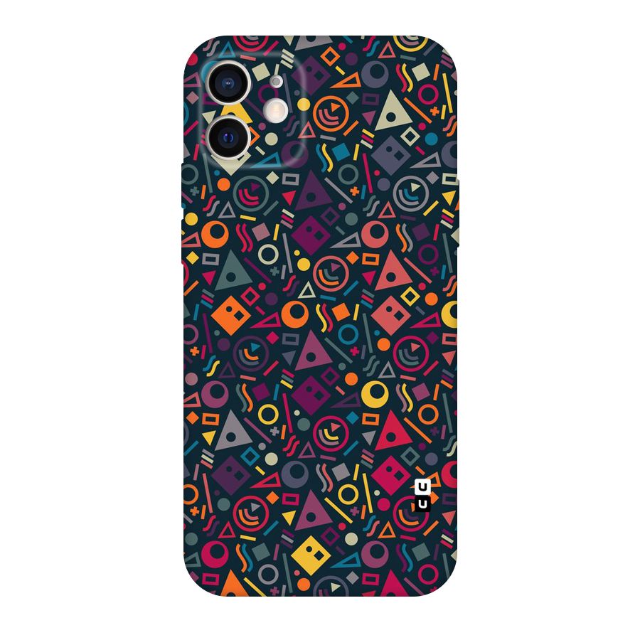 Abstract Figures Original Polycarbonate Back Case for iPhone 12