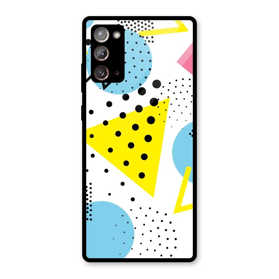 Abstract Geometry Glass Back Case for Galaxy Note 20