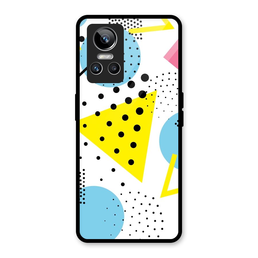 Abstract Geometry Glass Back Case for Realme GT Neo 3