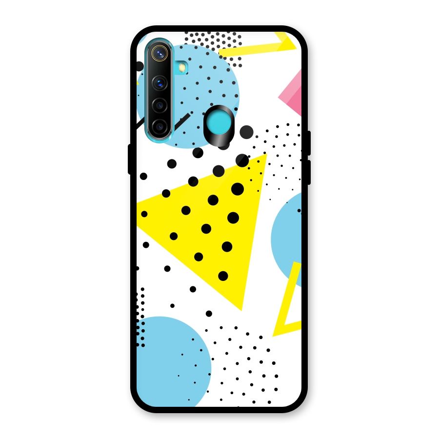Abstract Geometry Glass Back Case for Realme Narzo 10
