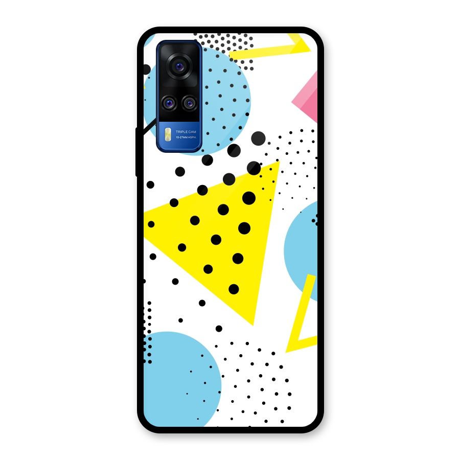Abstract Geometry Glass Back Case for Vivo Y31