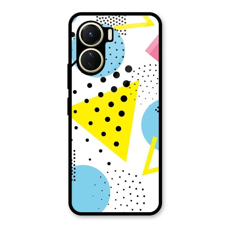 Abstract Geometry Glass Back Case for Vivo Y56