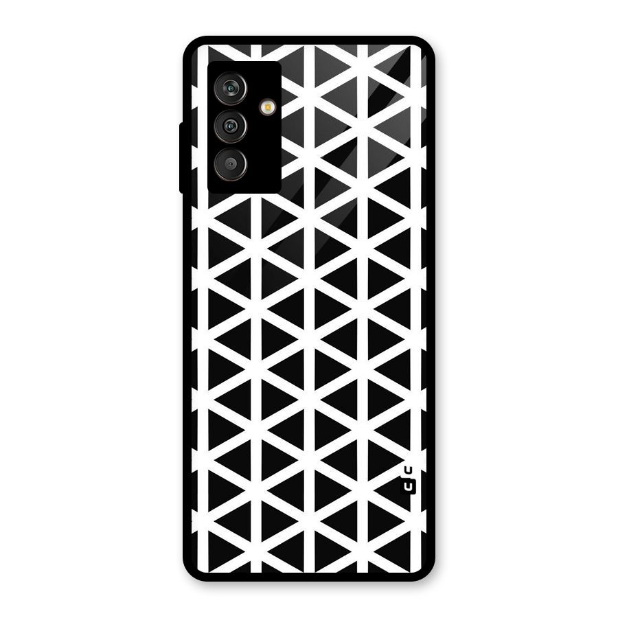Abstract Geometry Maze Glass Back Case for Galaxy M13