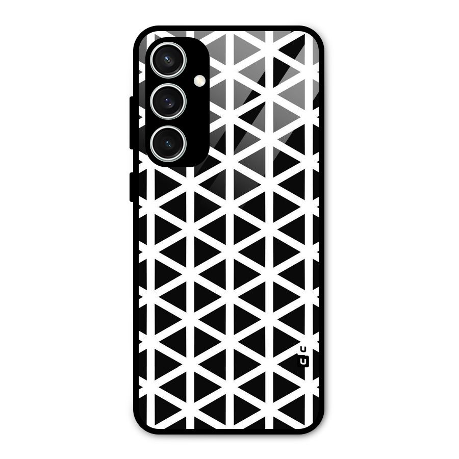 Abstract Geometry Maze Glass Back Case for Galaxy S23 FE