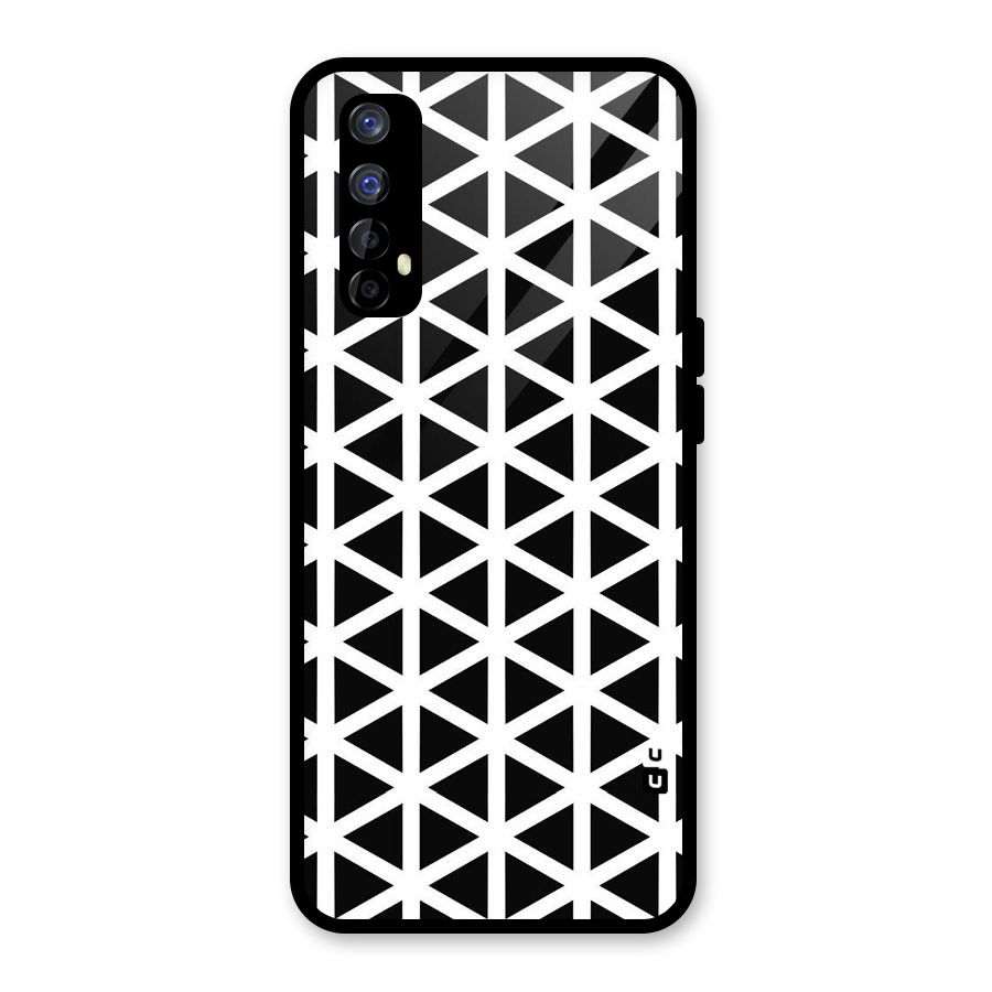 Abstract Geometry Maze Glass Back Case for Realme 7