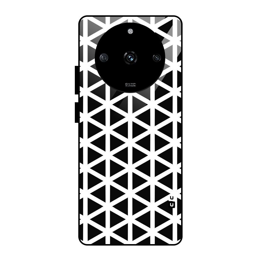 Abstract Geometry Maze Glass Back Case for Realme Narzo 60 5G