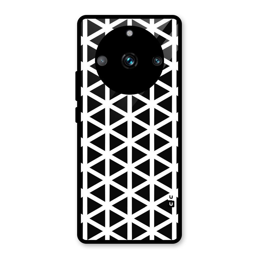 Abstract Geometry Maze Glass Back Case for Realme Narzo 60 Pro