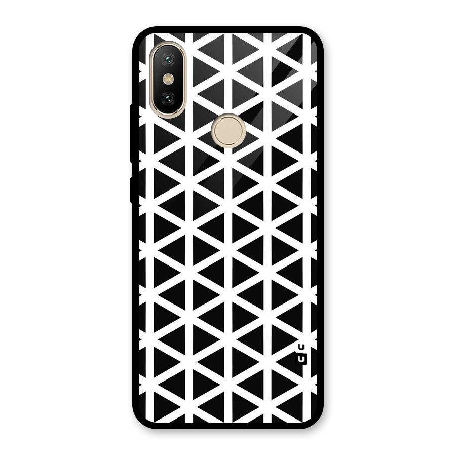 Abstract Geometry Maze Glass Back Case for Redmi A2