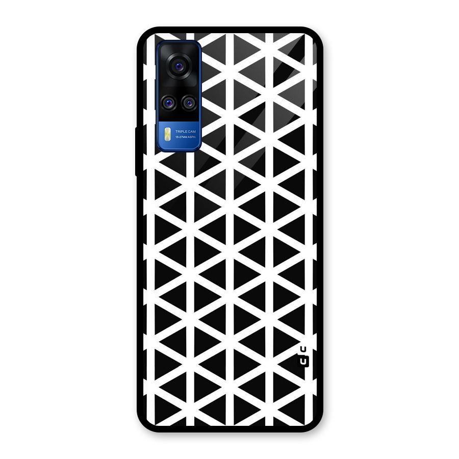 Abstract Geometry Maze Glass Back Case for Vivo Y31