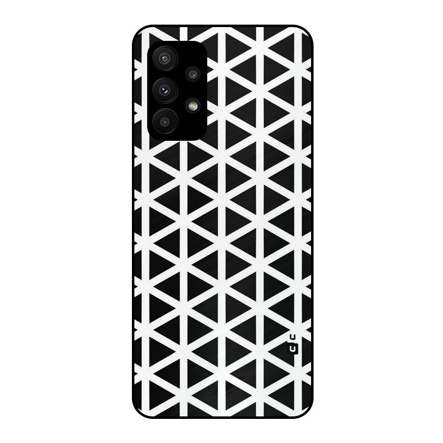 Abstract Geometry Maze Metal Back Case for Galaxy A23