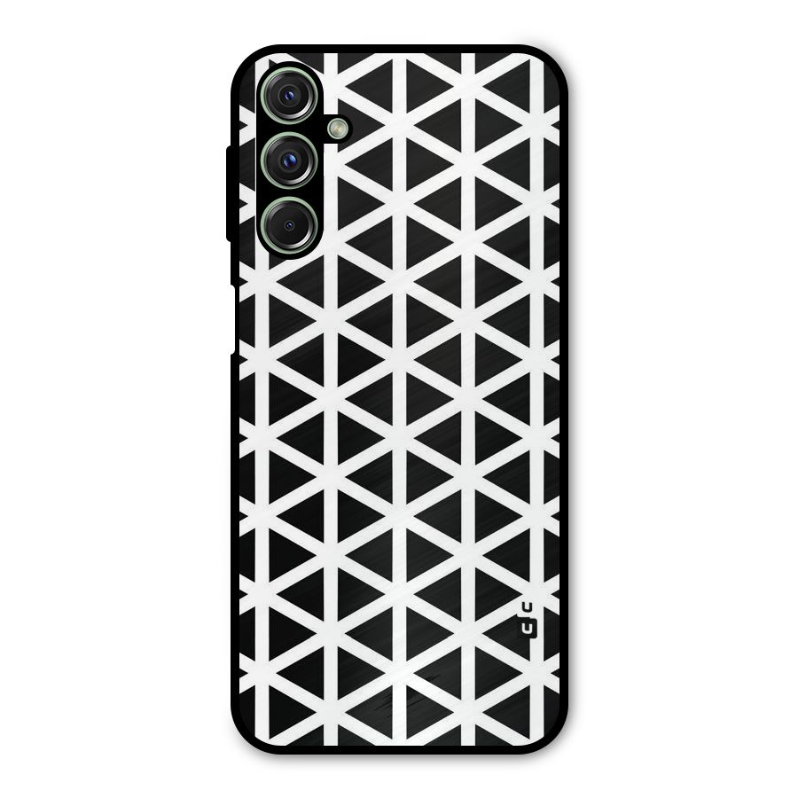 Abstract Geometry Maze Metal Back Case for Galaxy F34