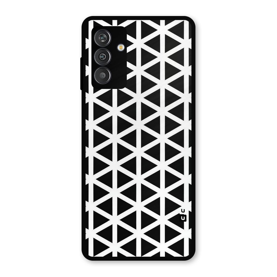 Abstract Geometry Maze Metal Back Case for Galaxy M14 5G