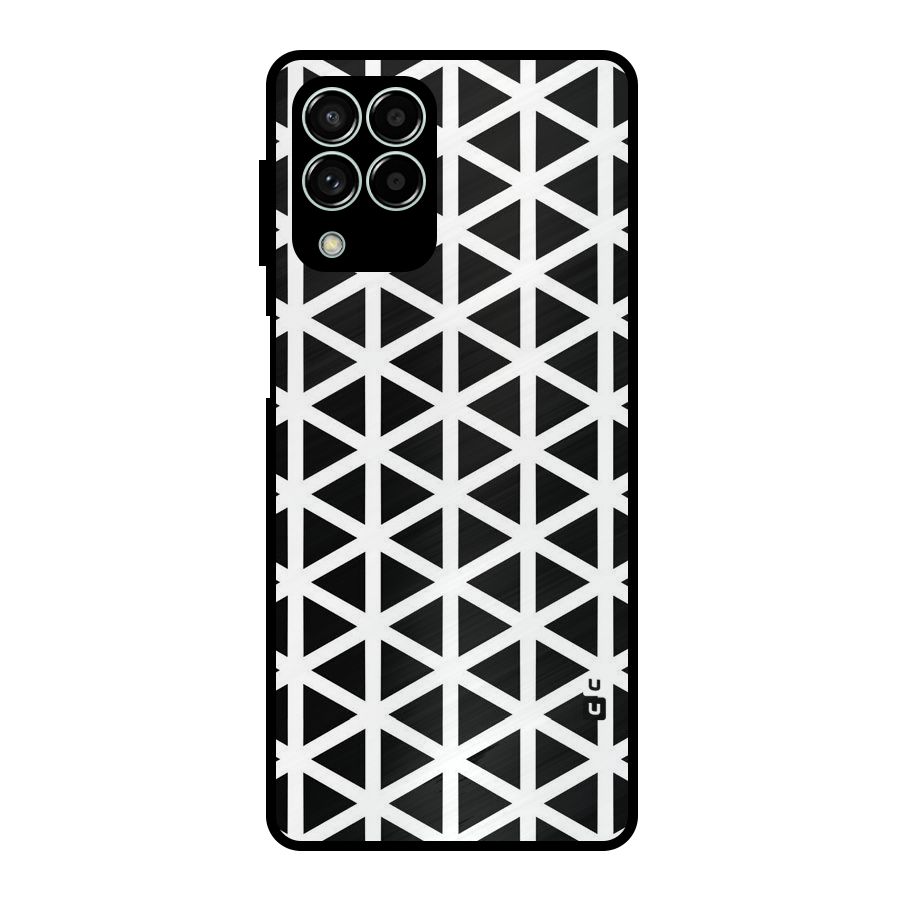 Abstract Geometry Maze Metal Back Case for Galaxy M33