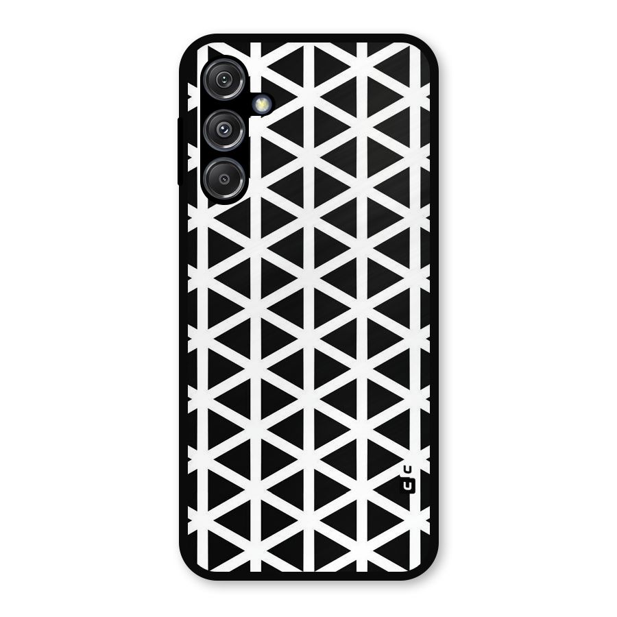 Abstract Geometry Maze Metal Back Case for Galaxy M34 5G