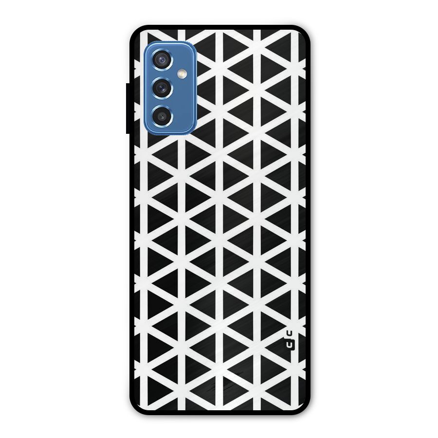 Abstract Geometry Maze Metal Back Case for Galaxy M52 5G