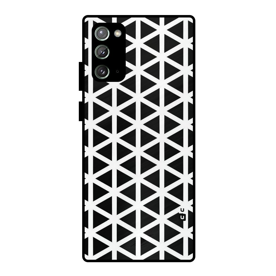 Abstract Geometry Maze Metal Back Case for Galaxy Note 20