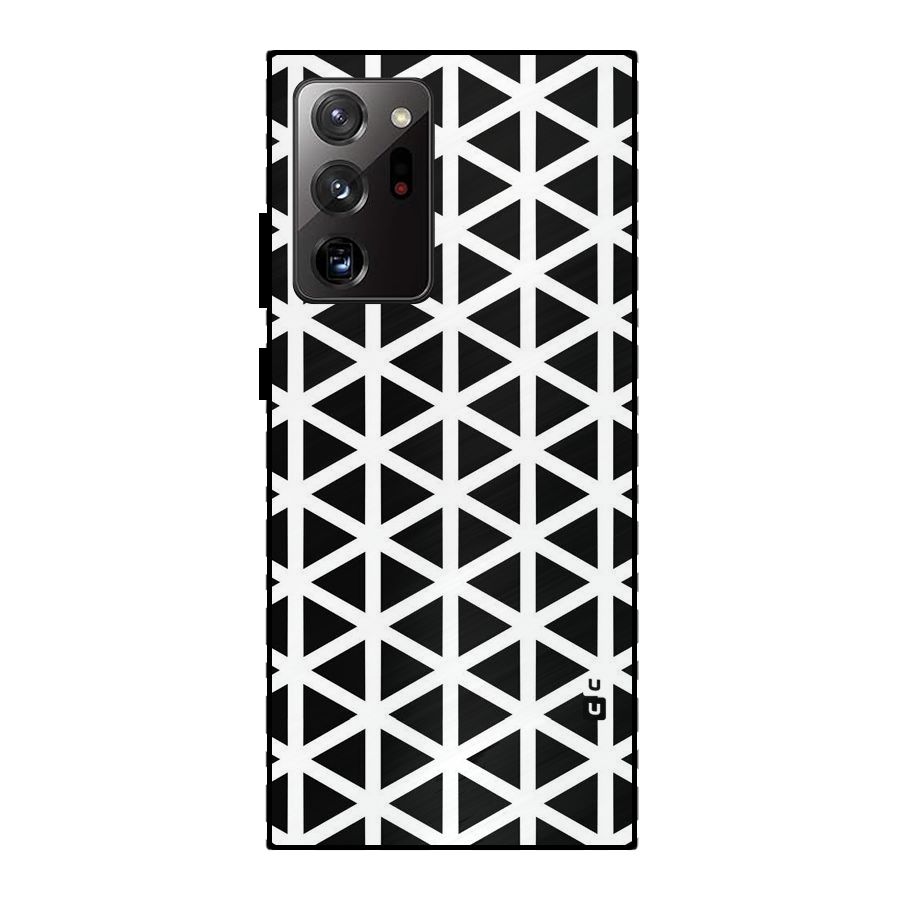 Abstract Geometry Maze Metal Back Case for Galaxy Note 20 Ultra