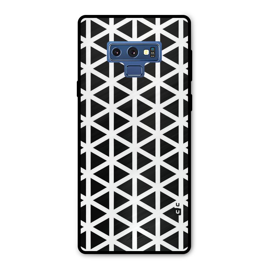 Abstract Geometry Maze Metal Back Case for Galaxy Note 9