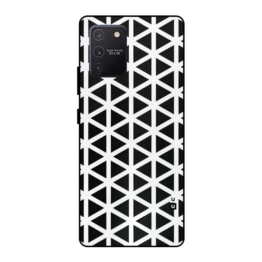 Abstract Geometry Maze Metal Back Case for Galaxy S10 Lite