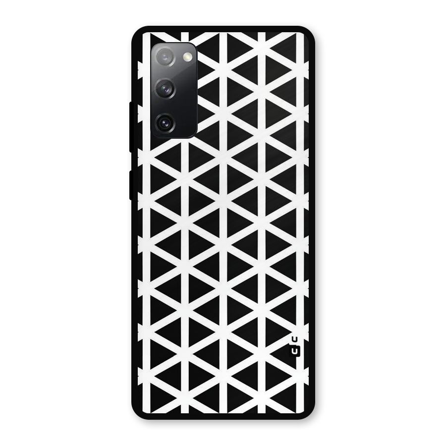 Abstract Geometry Maze Metal Back Case for Galaxy S20 FE 5G