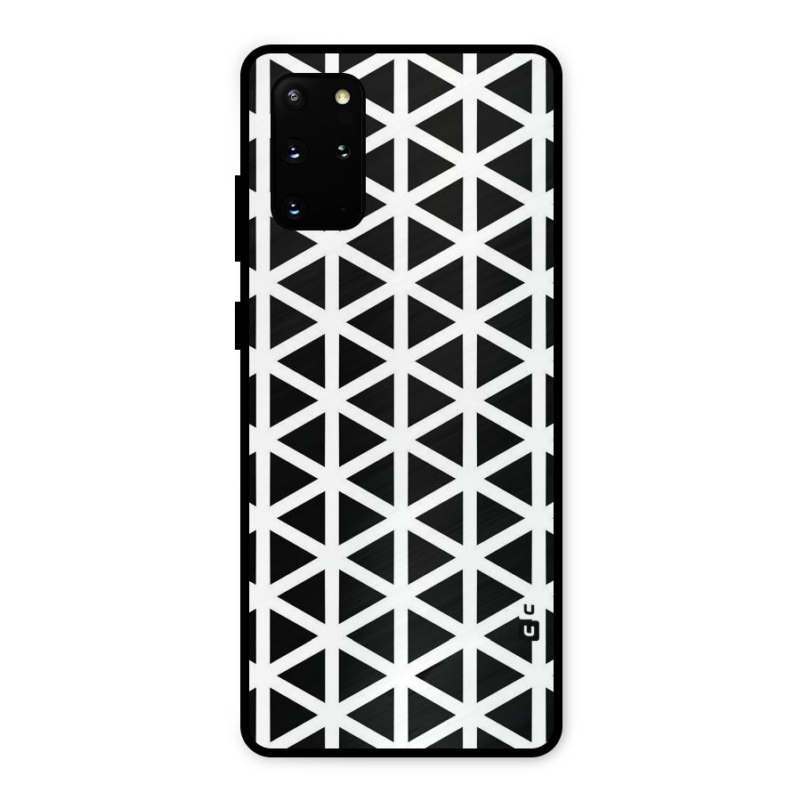 Abstract Geometry Maze Metal Back Case for Galaxy S20 Plus