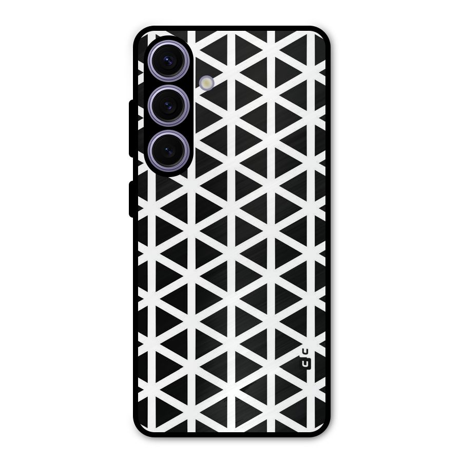 Abstract Geometry Maze Metal Back Case for Galaxy S24