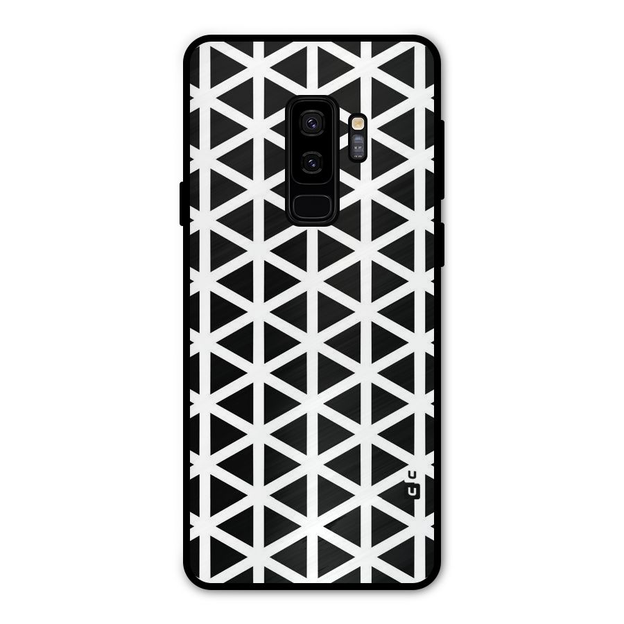 Abstract Geometry Maze Metal Back Case for Galaxy S9 Plus