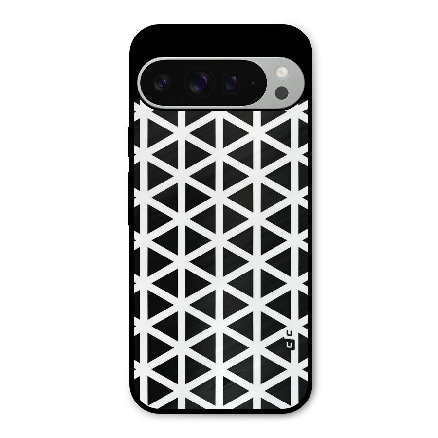 Abstract Geometry Maze Metal Back Case for Google Pixel 9 Pro XL