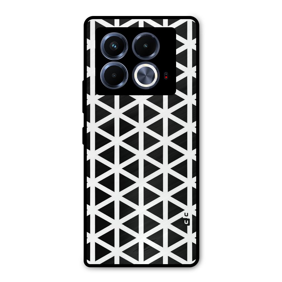 Abstract Geometry Maze Metal Back Case for Infinix Note 40 5G
