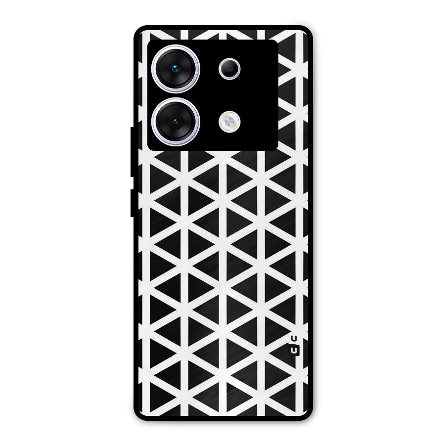 Abstract Geometry Maze Metal Back Case for Infinix Zero 30 5G