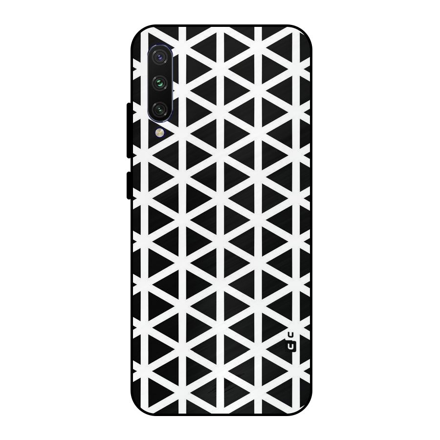 Abstract Geometry Maze Metal Back Case for Mi A3