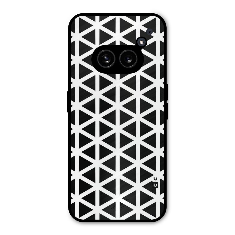 Abstract Geometry Maze Metal Back Case for Nothing Phone 2a Plus